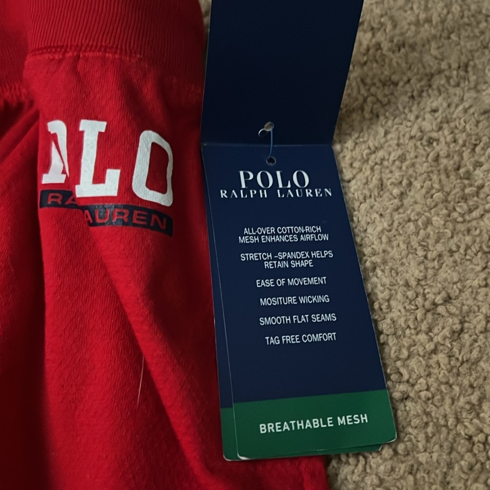 NWT Men’s XL Polo Ralph Lauren breathable mesh shorts - Picture 4 of 4